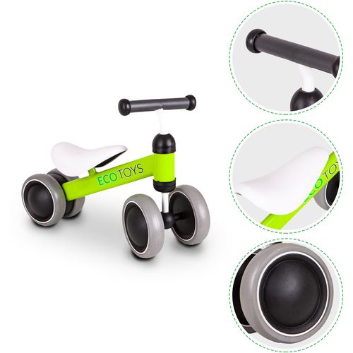 Dječji mini bicikl EcoToys zeleni slika 7