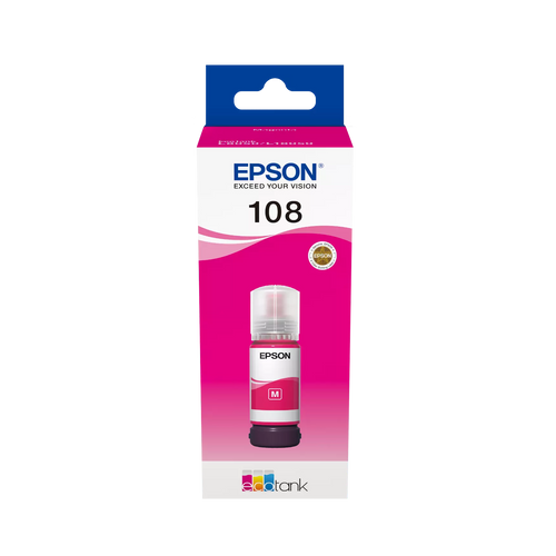 Epson C13T09C34A 108 EcoTank Magenta ink bottle slika 1