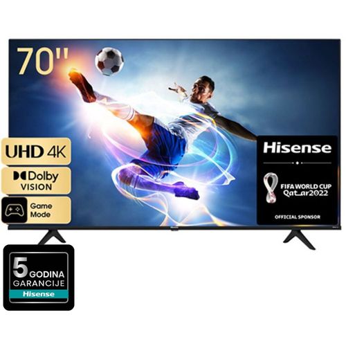 Hisense televizor H70A6BG Smart, LED, 4K UHD, 70"(177cm), DVB-T/C/T2/S2/S slika 1