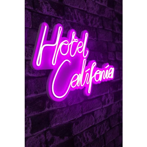 Wallity Ukrasna plastična LED rasvjeta, Hotel California - Pink slika 8