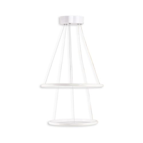 Leonis White-White Light White Chandelier slika 5