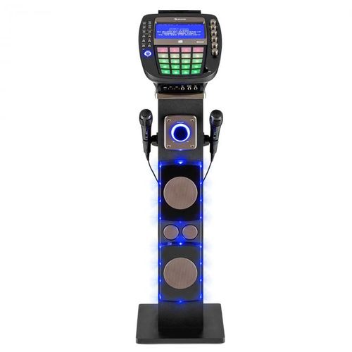 Auna KaraBig karaoke uređaj Bluetooth LED 7'' TFT CD USB ugrađen zvučnik slika 3