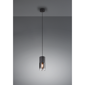 Trio Lightning visilica ROBIN crno mat, 1 x E27