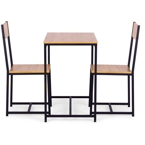 ModernHome Set za trpezariju 2 stolice + sto CZCY805077T OAK slika 1