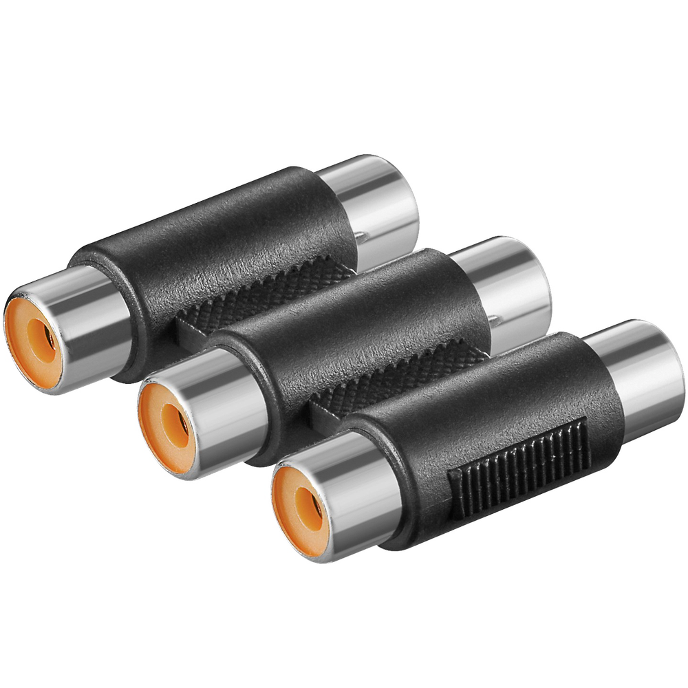 ZED electronic RCA činč ženski x 3, za produžetak audio kabla - AN33 slika 2