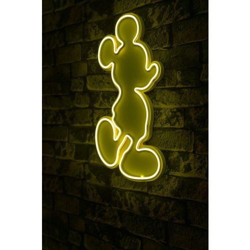 Wallity Ukrasna plastična LED rasvjeta, Mickey Mouse - Yellow slika 9