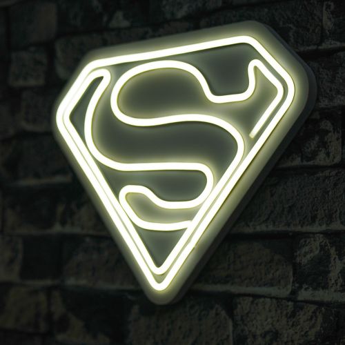 Wallity Ukrasna plastična LED rasvjeta, Superman - White slika 8