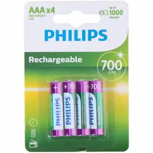 Punjiva baterija Philips AAA HR03 700mAh 1/4