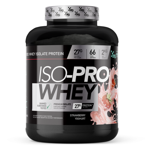 ISO-PRO® WHEY 2KG / BASIC SUPPLEMENTS -  Strawberry Yoghurt slika 1