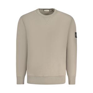 CALVIN KLEIN SWEATSHIRT WITHOUT ZIP MEN BEIGE