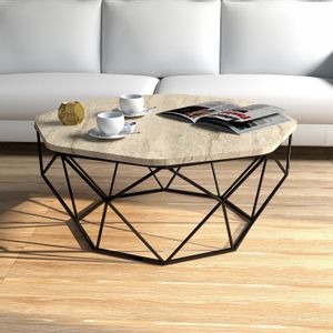 Diamond - Travertine Travertine Coffee Table