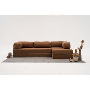 Udobna - Smeđa Ugaona Sofa