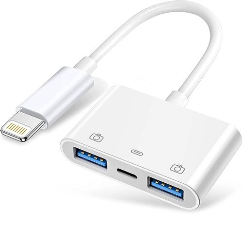 Lightning čitač kartica 3u1 2xUSB+Lightning slika 2