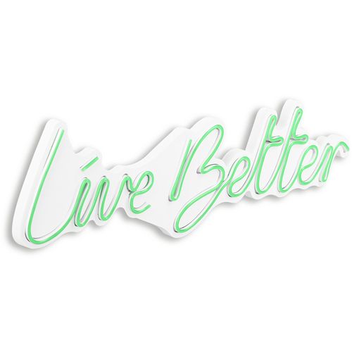 Wallity Zidna LED dekoracija, Live Better - Green slika 8