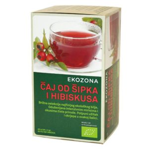 Ekozona čaj šipak s hibiskusom 40g (20x2g)