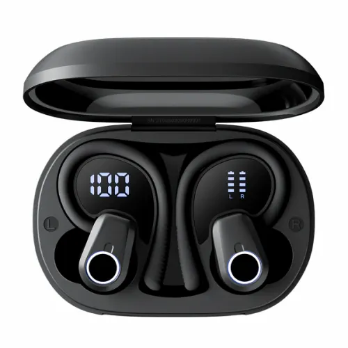 Blackview AirBuds 60 Black/BT 5.3/USB Type-C/IPX4 Bubice sa zakačkom za uši  slika 3