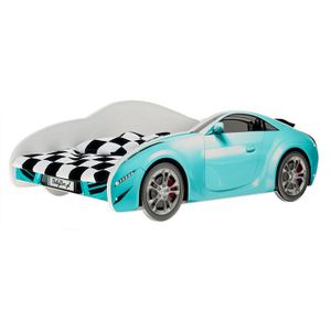 Krevet sportski auto - plavi (160 x 80 cm)