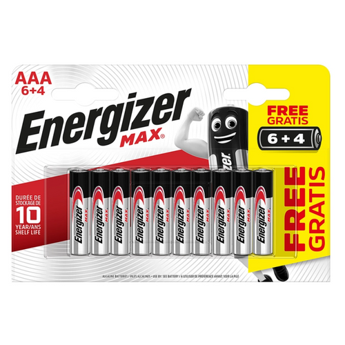 Energizer XXL baterije Alkaline Power LR03 (AAA) 6+4 Gratis slika 1