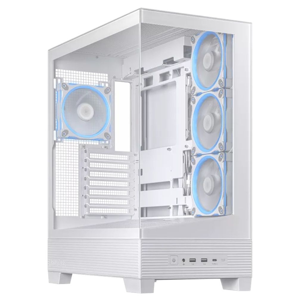 ASUS CASE A31 PLUS TG ARGB, White slika 2