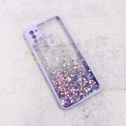 Maska Frame Glitter za Samsung A217F Galaxy A21s ljubicasta slika 1