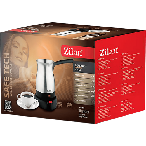 Zilan Kuhalo za kavu, 800W, 0,3 lit., INOX - ZLN3628 slika 2
