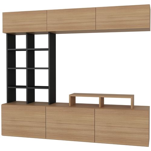 Woody Fashion TV jedinica, Sasa - Teak, Black slika 4