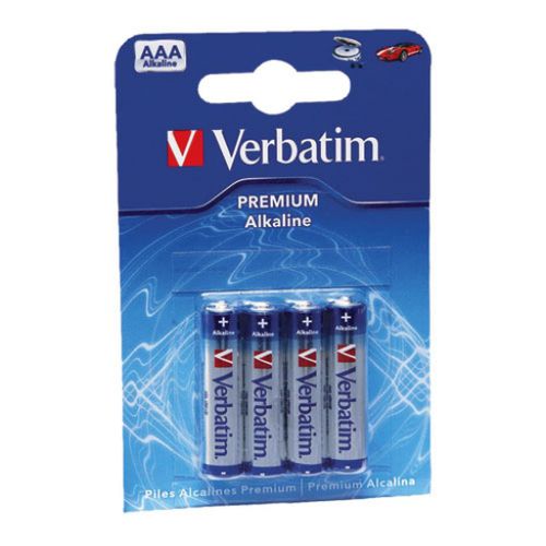 Baterija Verbatim alkalna Premium AAA 4/1 LR-03 Verbatim 49920 slika 1