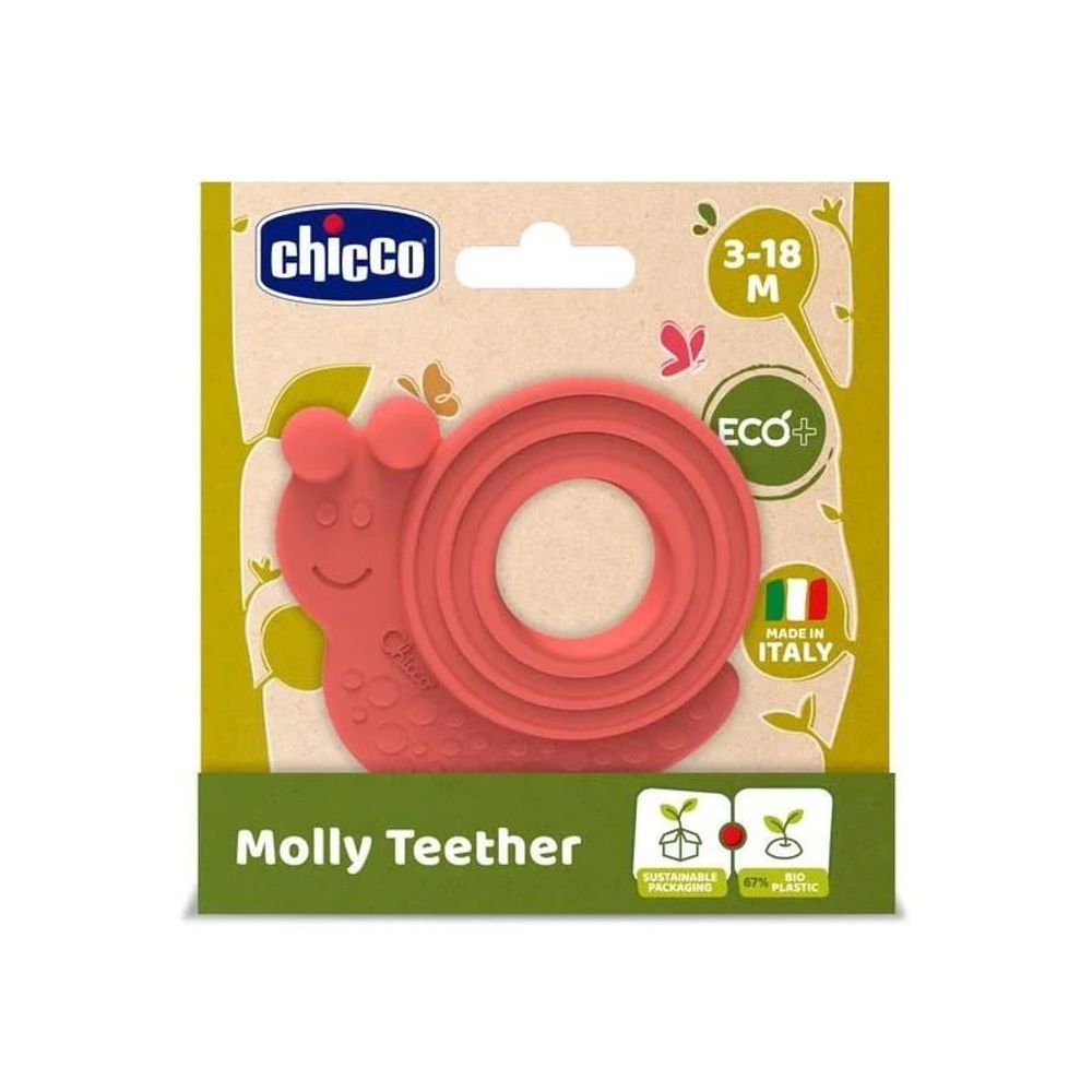 Chicco Glodalica za zube ECO+ Molly Teether 3-18mj slika 1