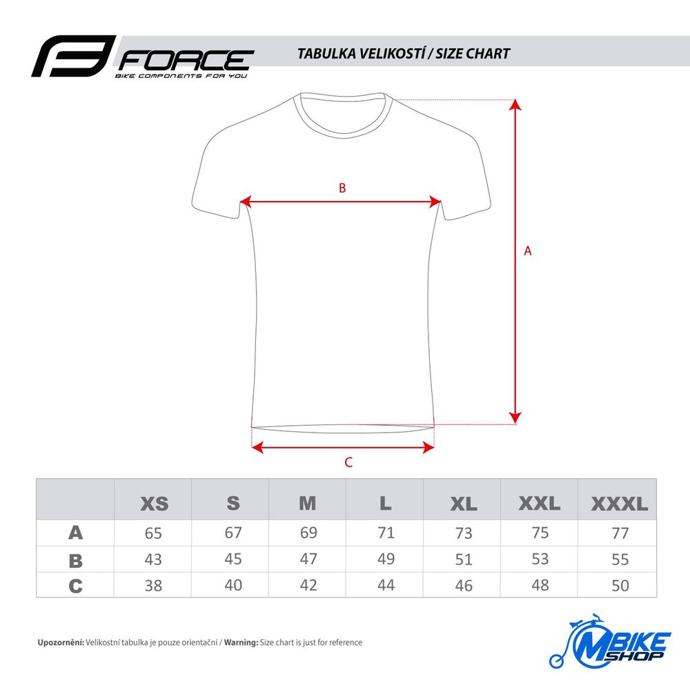 Force Majica kratkih rukava za biciklizam Bike Black M slika 3