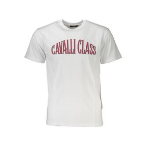 CAVALLI CLASS T-SHIRT SHORT SLEEVE MAN WHITE