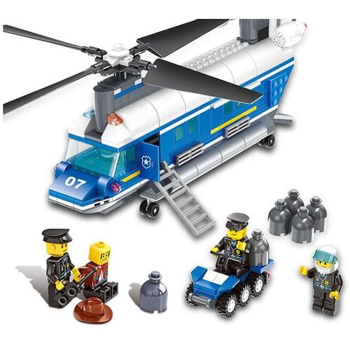 Kreativne kocke - policijski helikopter slika 4