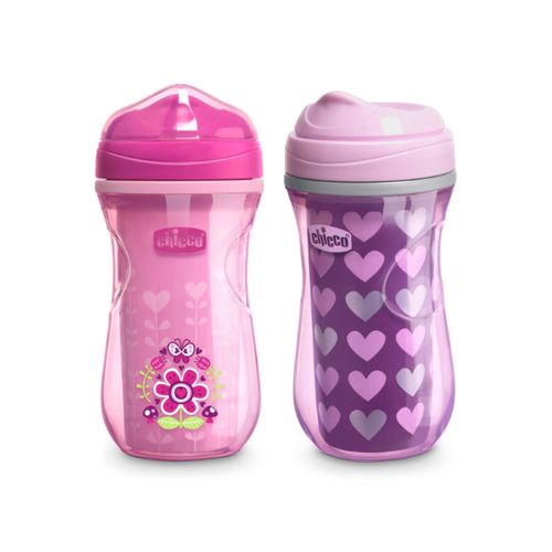 Chicco čaša 12m+, active cup, roze slika 1