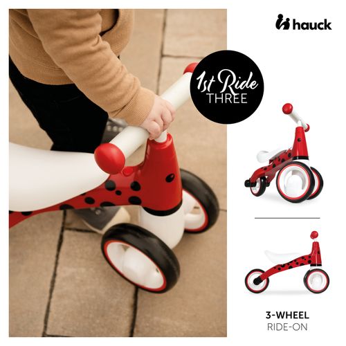 Hauck guralica 1st Ride Three Ladybug Red slika 2