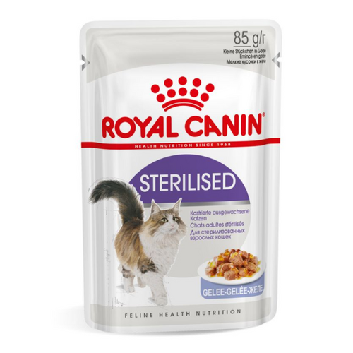 Royal Canin STERILISED IN JELLY, vlažna hrana za mačke 85g slika 1