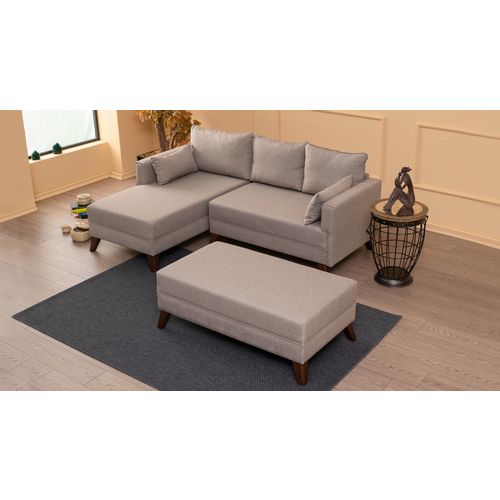 Atelier Del Sofa Bella Ugao Sofa Levo 2 - Krem Krem Ugao Sofa-Krevet slika 3