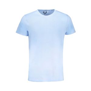 GIAN MARCO VENTURI MEN'S SHORT SLEEVED T-SHIRT BLUE