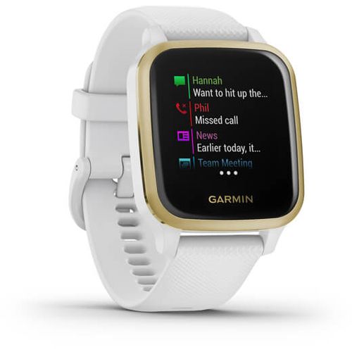 GARMIN Venu® SQ SmartWatch - White/Light Gold slika 5