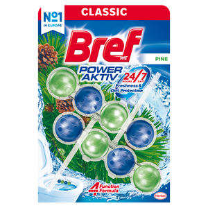Bref Power Aktiv osvježivač Wc šolje Pine 2x50g