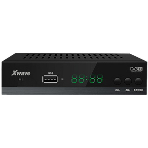 Xwave M1 DVB-T2 SetTop Box SD-HD,MPEG2 i MPEG4 AVC H.265 HDMI,SCART