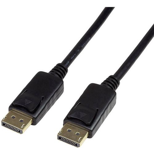 LogiLink DisplayPort priključni kabel DisplayPort utikač, DisplayPort utikač 7.50 m crna CV0076  DisplayPort kabel slika 1