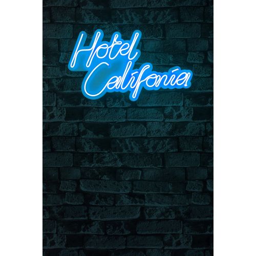 Wallity Ukrasna plastična LED rasvjeta, Hotel California - Blue slika 2