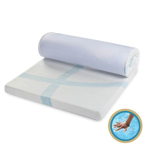 Naddušek sa efektom hlađenja Vitapur MemoSilver Premium Fresh 5+2 – 7 cm white 90x200 cm slika 1