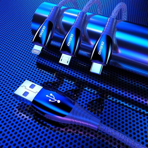 USB Micro pleteni kabel 3A za brzo punjenje -123 cm slika 4