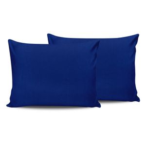 Colourful Cotton Komplet jastučnica (2 komada) Tamno plava