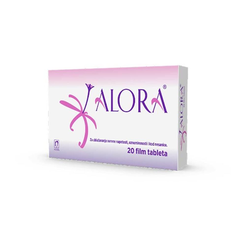 ALORA FILM TAB A20 - Prirodni preparat za smanjenje stresa i anksioznosti slika 1