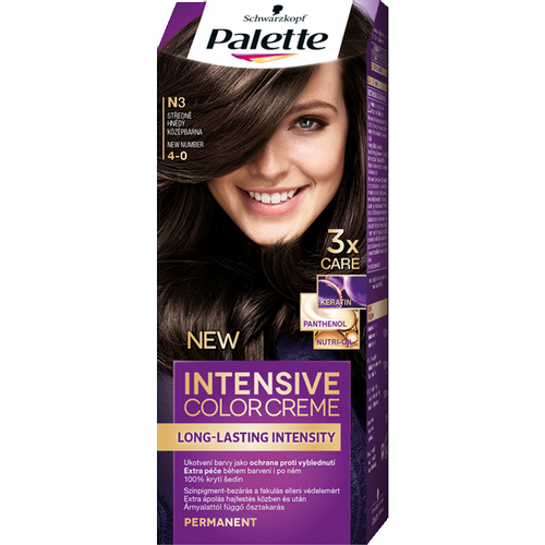 Palette Intensive Color Creme Farba za kosu N3 4-0 Srednje smeđa  slika 1