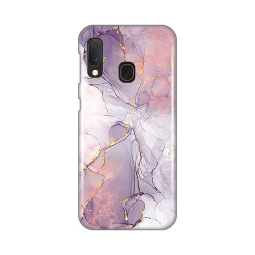 Torbica Silikonska Print za Samsung A202F Galaxy A20e Pink Marble slika 1