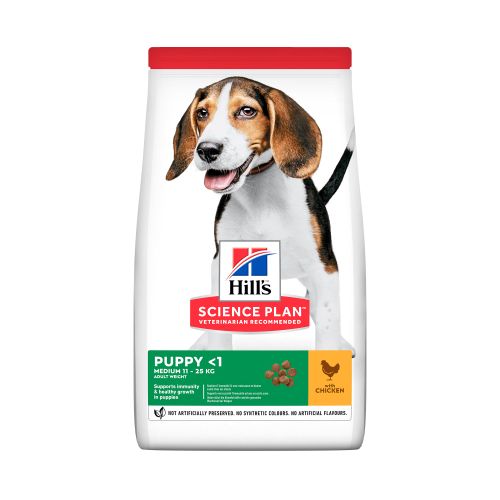 Hill's™ Science Plan™ Pas Puppy Medium s Piletinom, 14kg slika 1