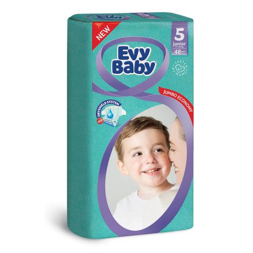 Evy baby pelene jumbo 5 junior 12-25kg 48kom slika 1