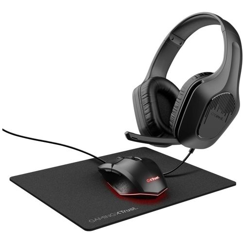 Trust GXT 790 3-u-1 Gaming miš & slušalice USB optičko crno sa pozadinskim osvetljenjem slika 1